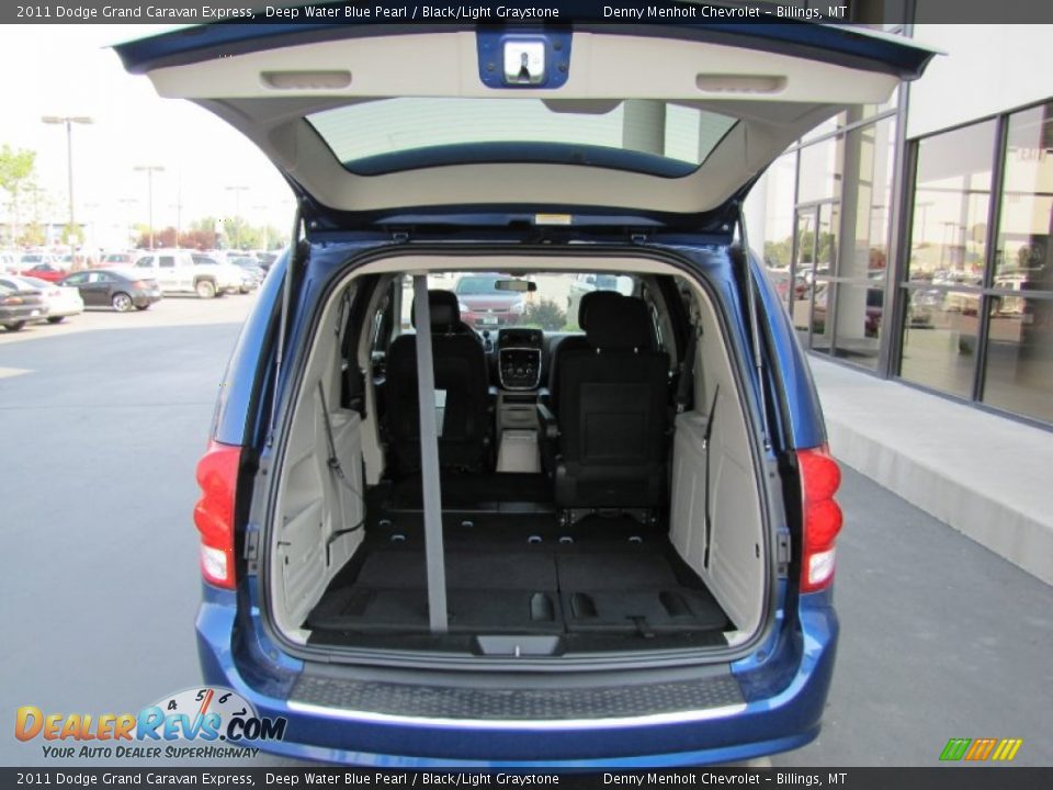 2011 Dodge Grand Caravan Express Deep Water Blue Pearl / Black/Light Graystone Photo #29