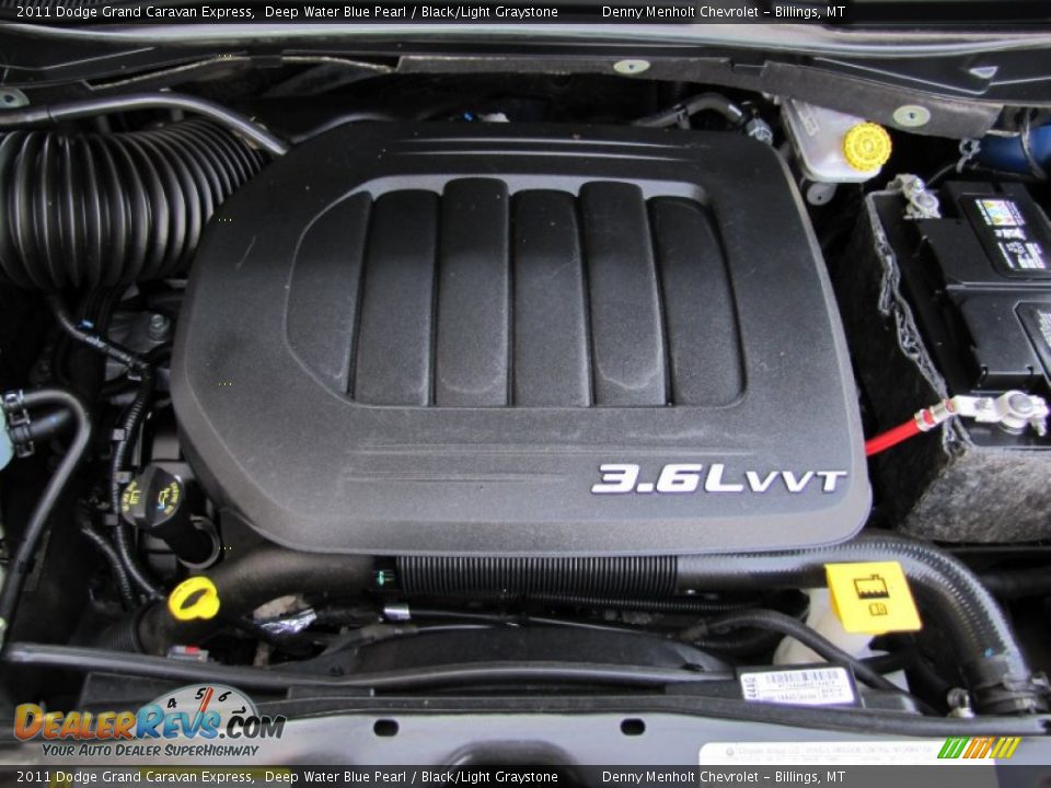 2011 Dodge Grand Caravan Express Deep Water Blue Pearl / Black/Light Graystone Photo #30