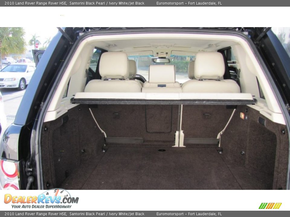 2010 Land Rover Range Rover HSE Santorini Black Pearl / Ivory White/Jet Black Photo #9
