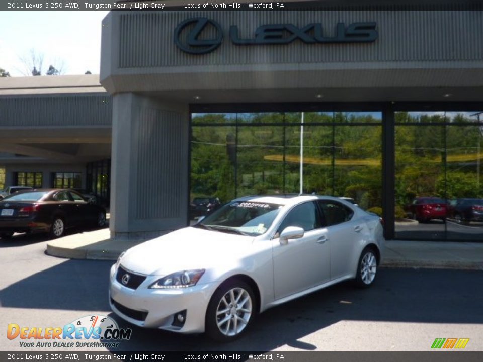 2011 Lexus IS 250 AWD Tungsten Pearl / Light Gray Photo #1
