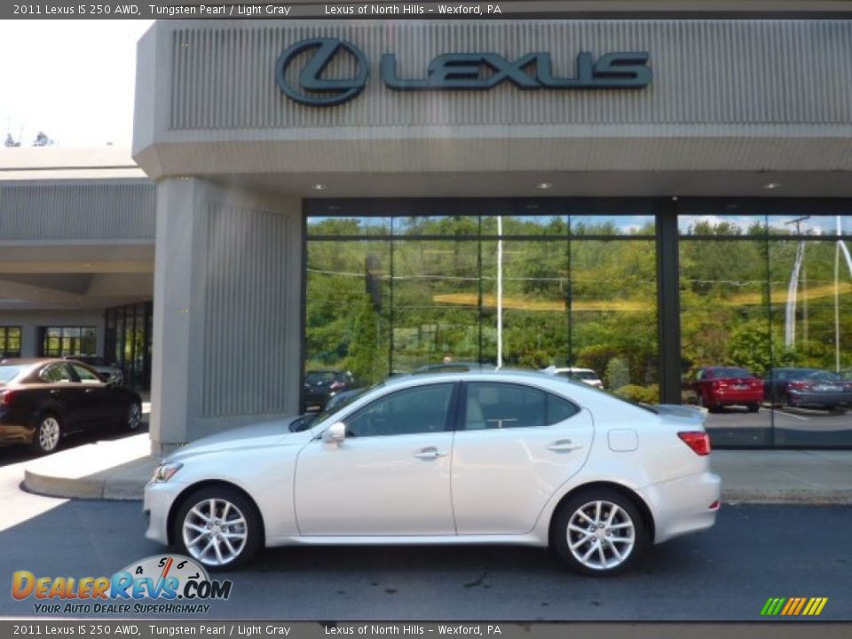 2011 Lexus IS 250 AWD Tungsten Pearl / Light Gray Photo #2