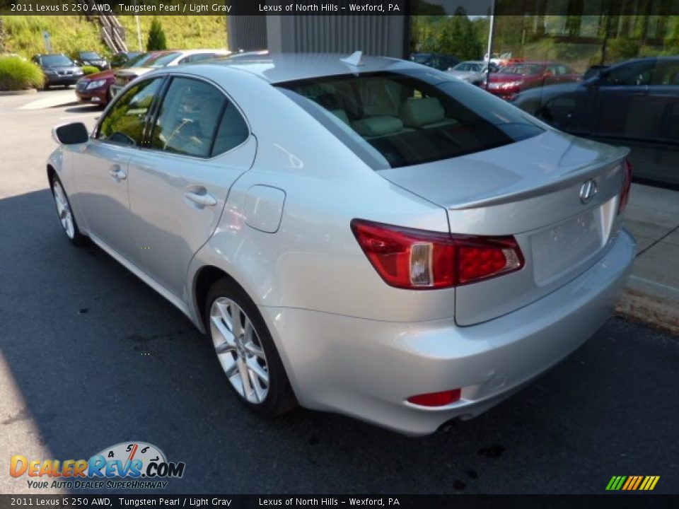 2011 Lexus IS 250 AWD Tungsten Pearl / Light Gray Photo #3