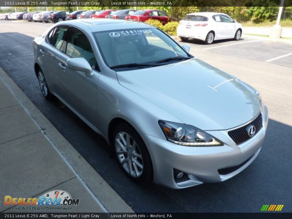 2011 Lexus IS 250 AWD Tungsten Pearl / Light Gray Photo #6