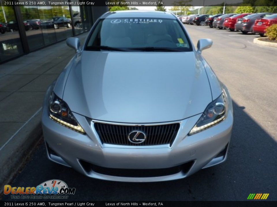 2011 Lexus IS 250 AWD Tungsten Pearl / Light Gray Photo #7