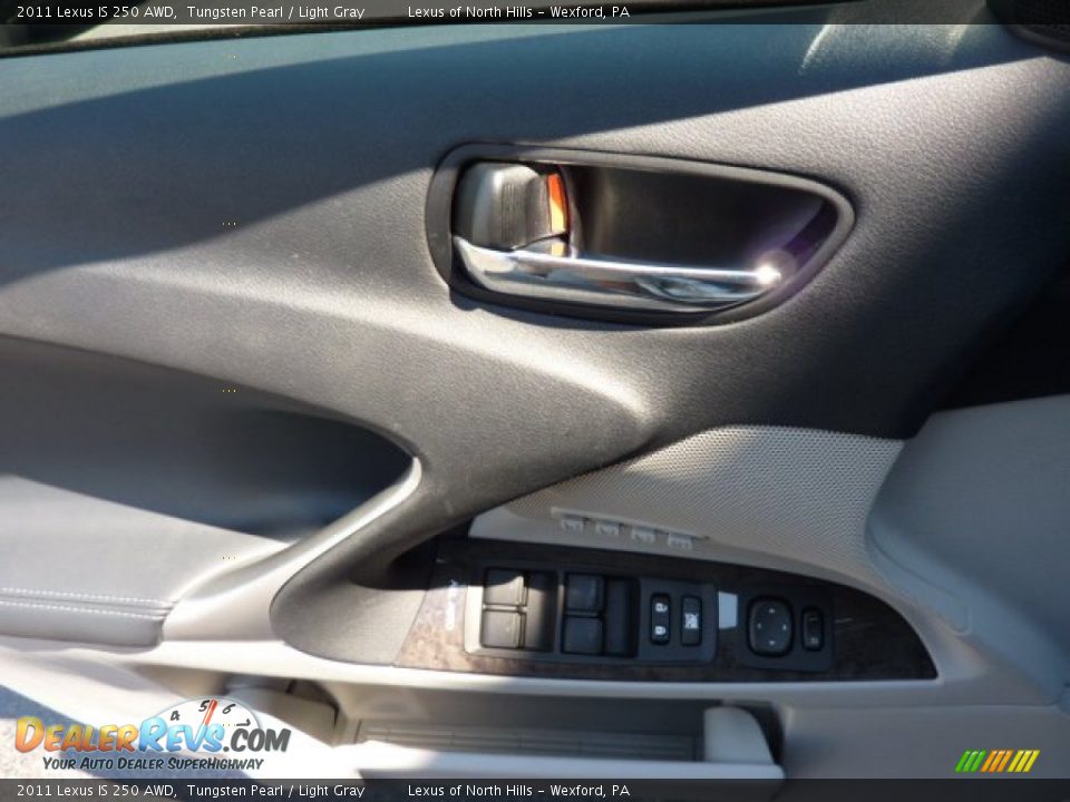 2011 Lexus IS 250 AWD Tungsten Pearl / Light Gray Photo #11
