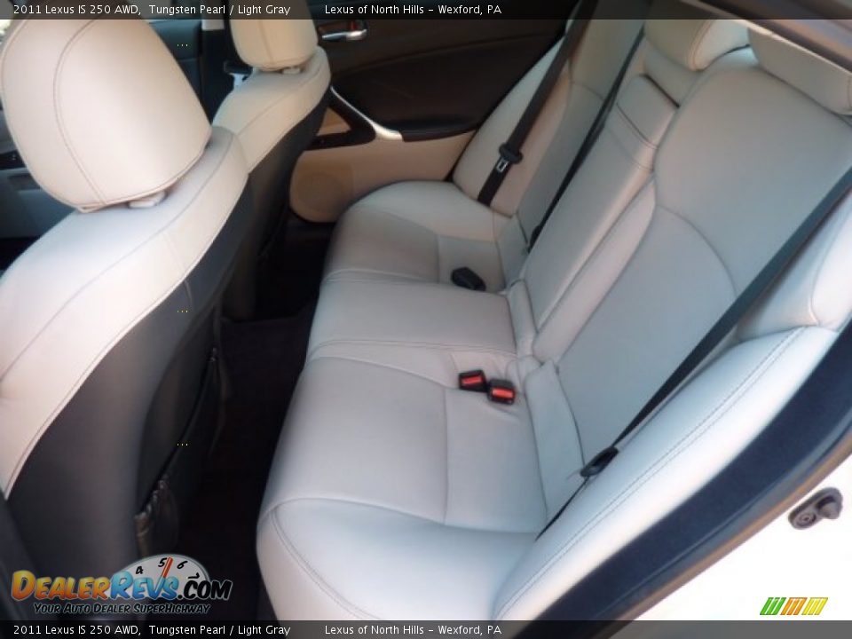 2011 Lexus IS 250 AWD Tungsten Pearl / Light Gray Photo #13