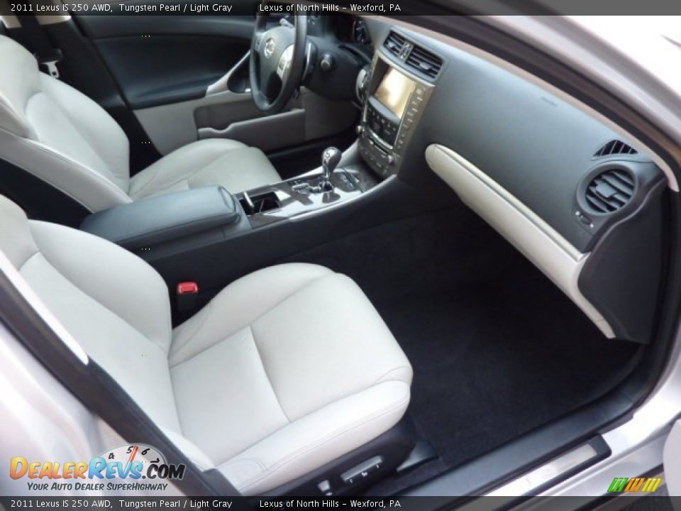 2011 Lexus IS 250 AWD Tungsten Pearl / Light Gray Photo #16