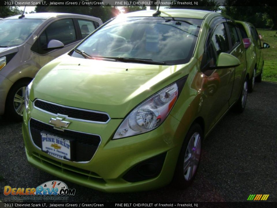 2013 Chevrolet Spark LT Jalapeno (Green) / Green/Green Photo #1