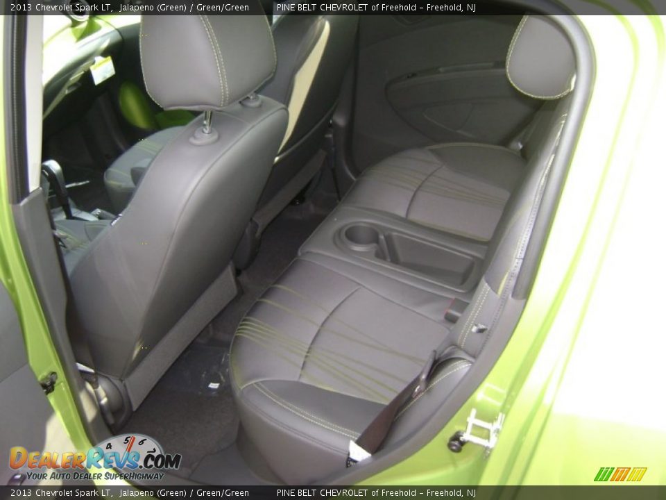 2013 Chevrolet Spark LT Jalapeno (Green) / Green/Green Photo #3