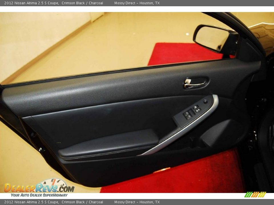 2012 Nissan Altima 2.5 S Coupe Crimson Black / Charcoal Photo #9
