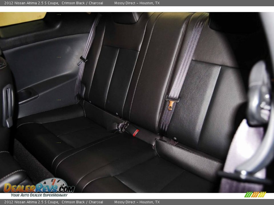 2012 Nissan Altima 2.5 S Coupe Crimson Black / Charcoal Photo #14
