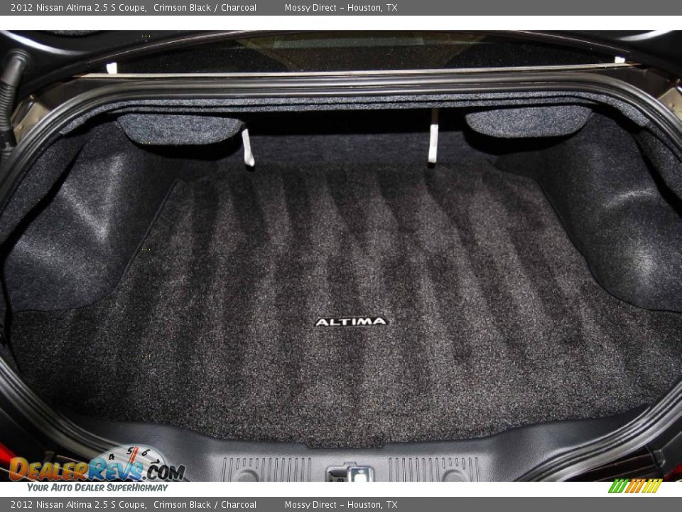 2012 Nissan Altima 2.5 S Coupe Crimson Black / Charcoal Photo #15