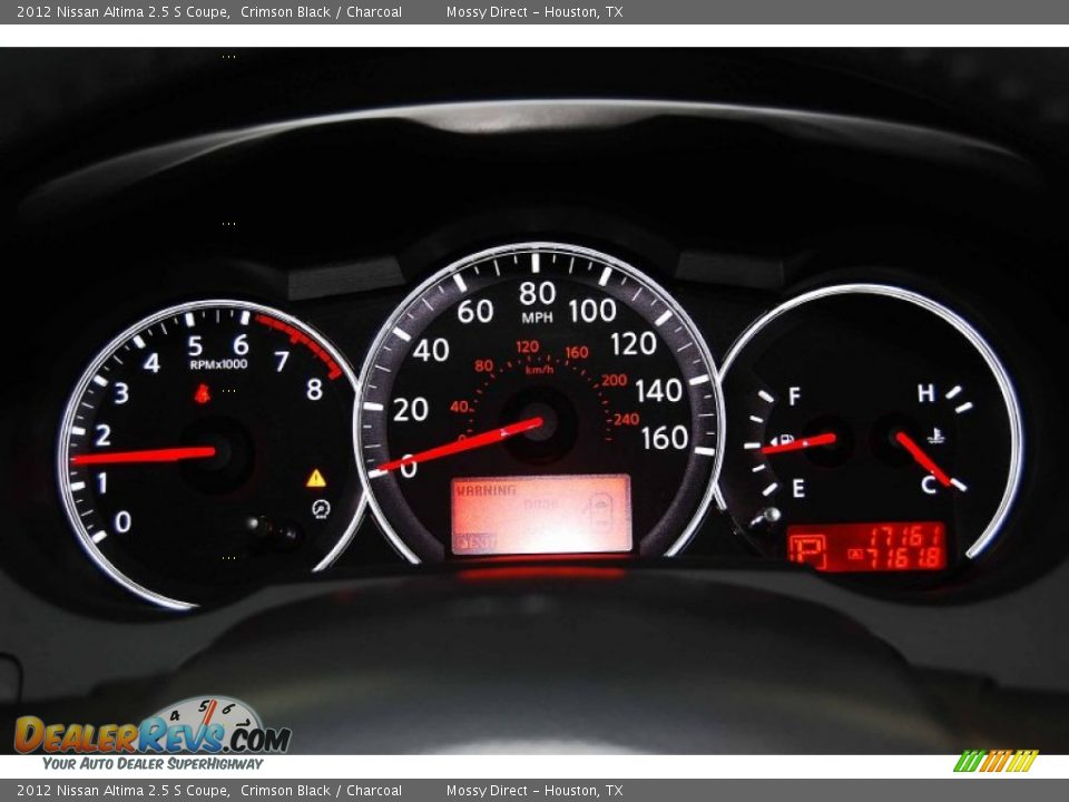 2012 Nissan Altima 2.5 S Coupe Crimson Black / Charcoal Photo #22