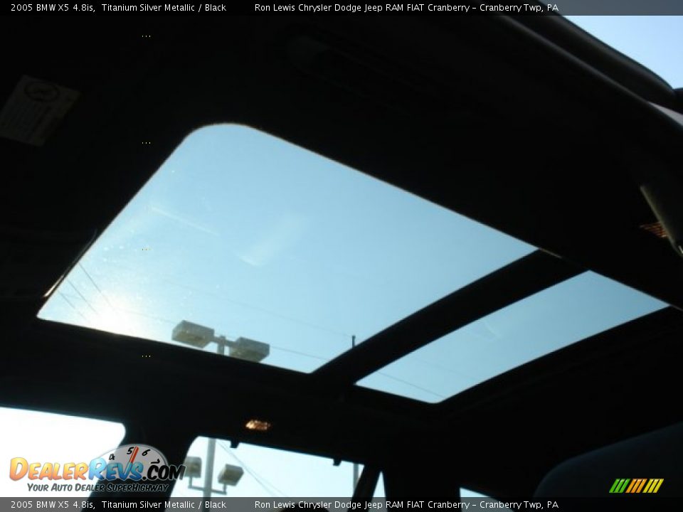 2005 BMW X5 4.8is Titanium Silver Metallic / Black Photo #18