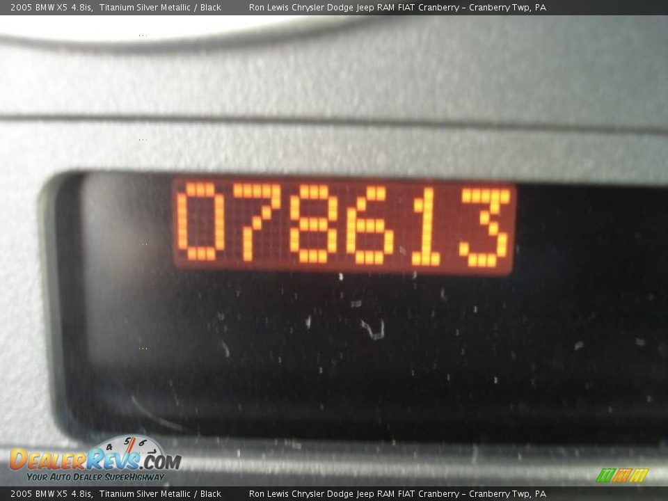 2005 BMW X5 4.8is Titanium Silver Metallic / Black Photo #24