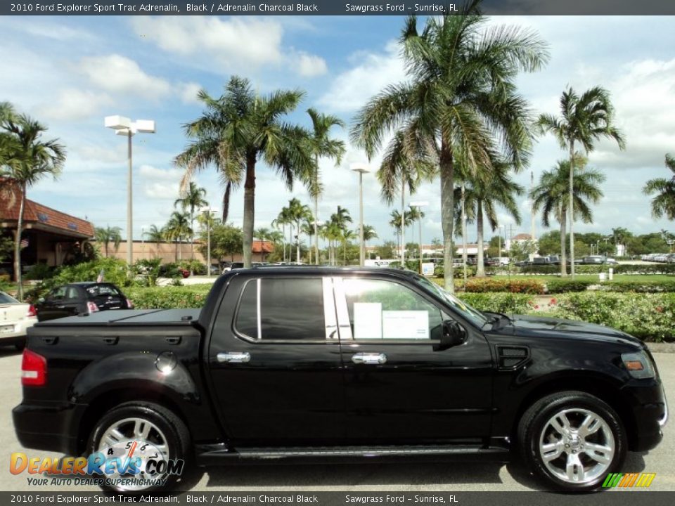 Black 2010 Ford Explorer Sport Trac Adrenalin Photo #6