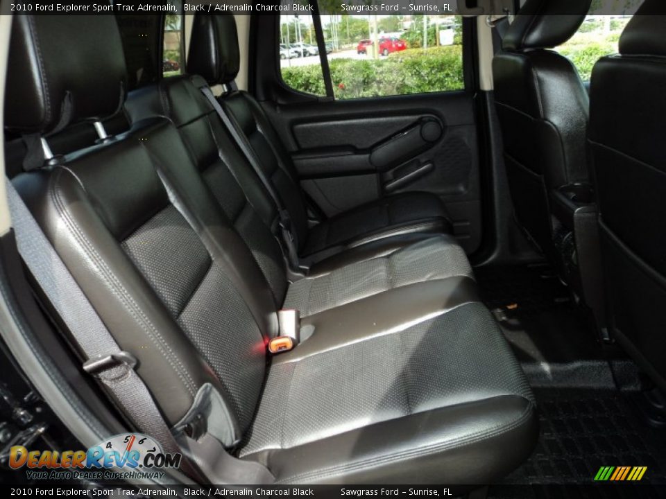 Rear Seat of 2010 Ford Explorer Sport Trac Adrenalin Photo #25