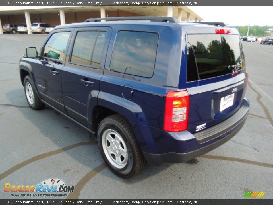 2013 Jeep Patriot Sport True Blue Pearl / Dark Slate Gray Photo #5