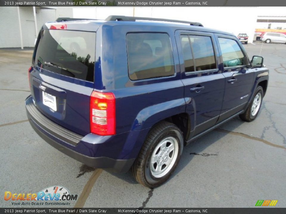 2013 Jeep Patriot Sport True Blue Pearl / Dark Slate Gray Photo #6