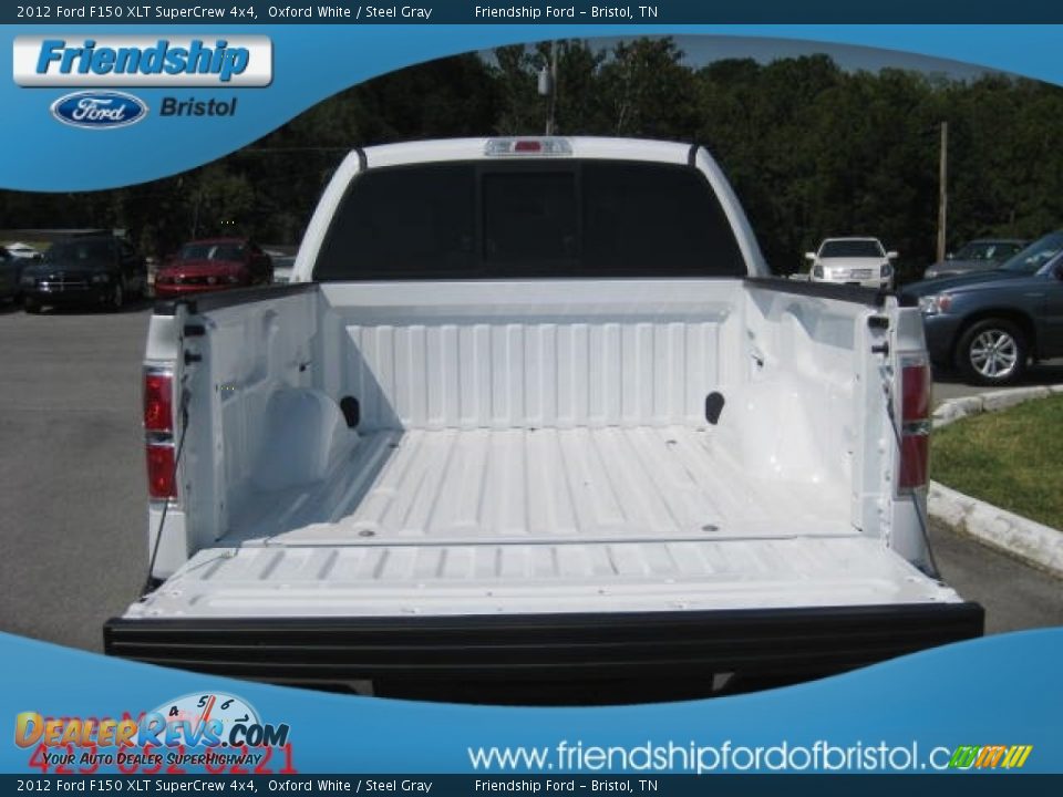 2012 Ford F150 XLT SuperCrew 4x4 Oxford White / Steel Gray Photo #9