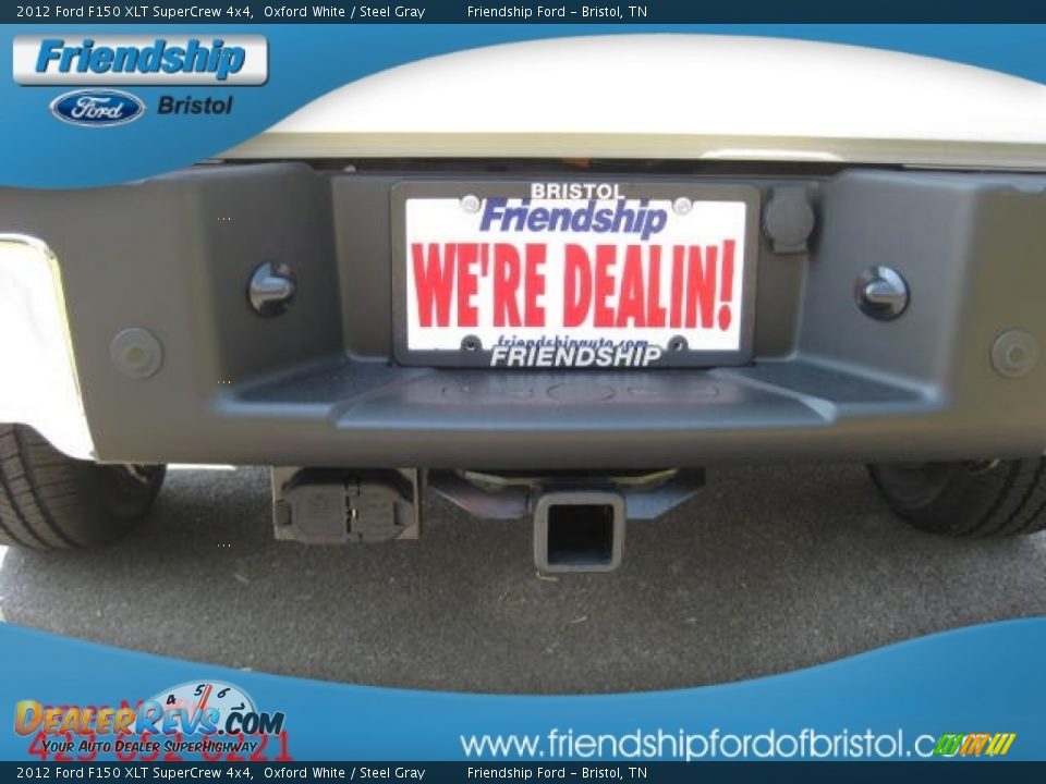 2012 Ford F150 XLT SuperCrew 4x4 Oxford White / Steel Gray Photo #11