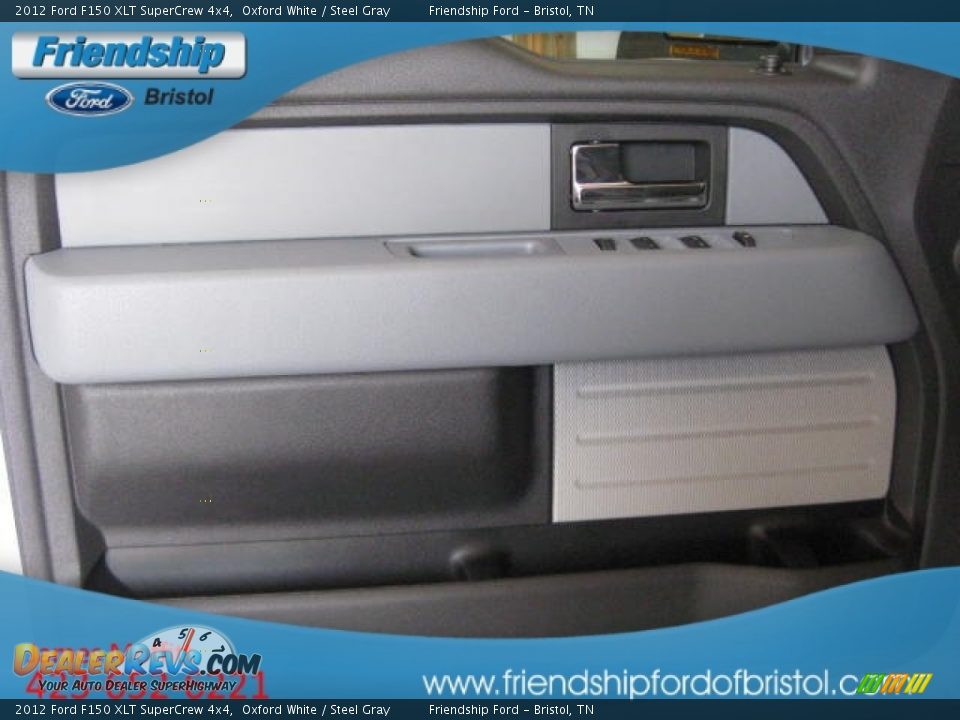 2012 Ford F150 XLT SuperCrew 4x4 Oxford White / Steel Gray Photo #14