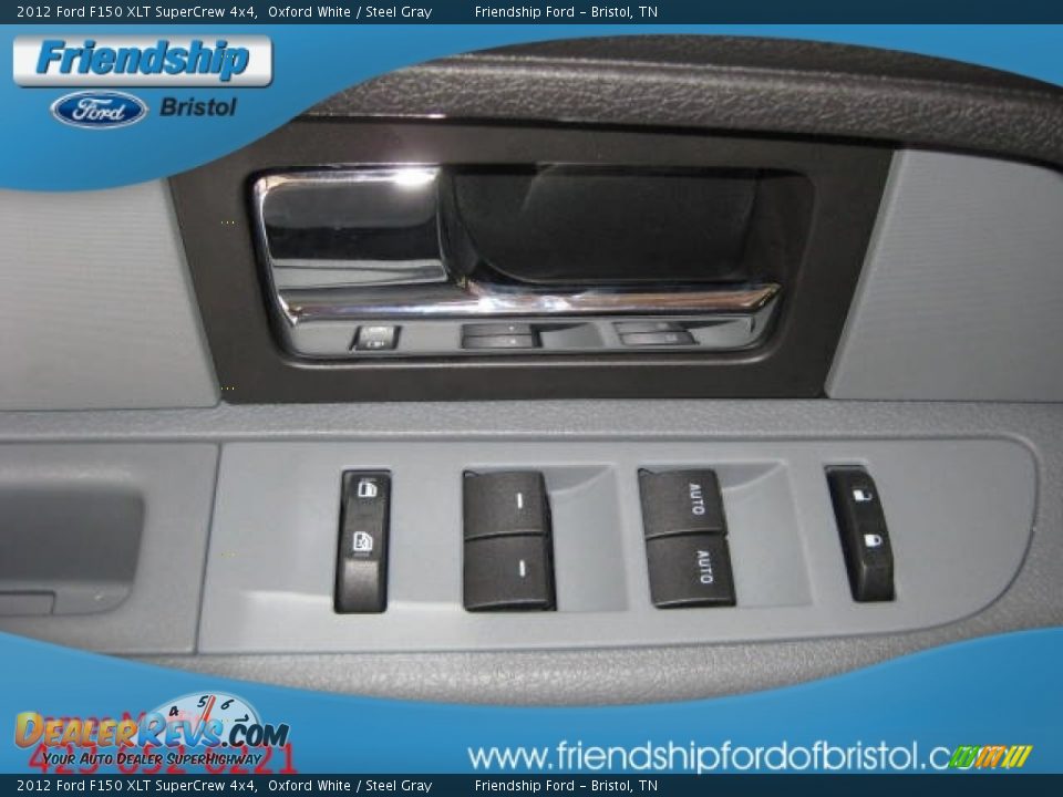 2012 Ford F150 XLT SuperCrew 4x4 Oxford White / Steel Gray Photo #15