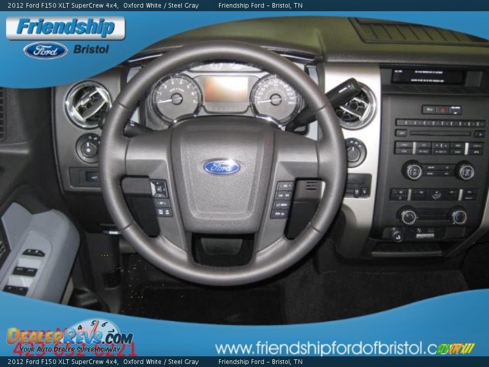 2012 Ford F150 XLT SuperCrew 4x4 Oxford White / Steel Gray Photo #19