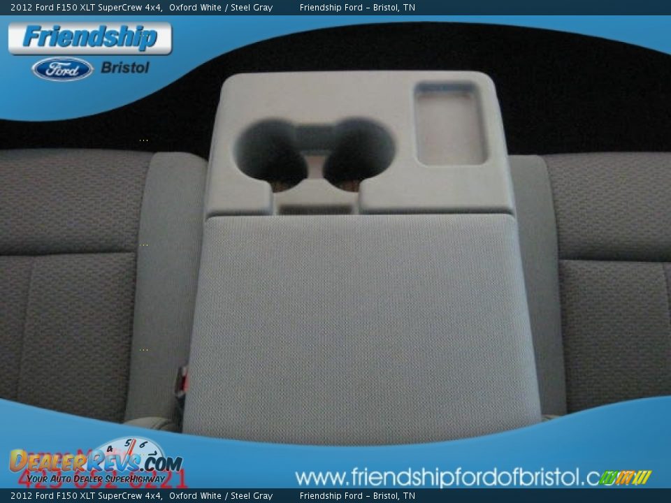 2012 Ford F150 XLT SuperCrew 4x4 Oxford White / Steel Gray Photo #21