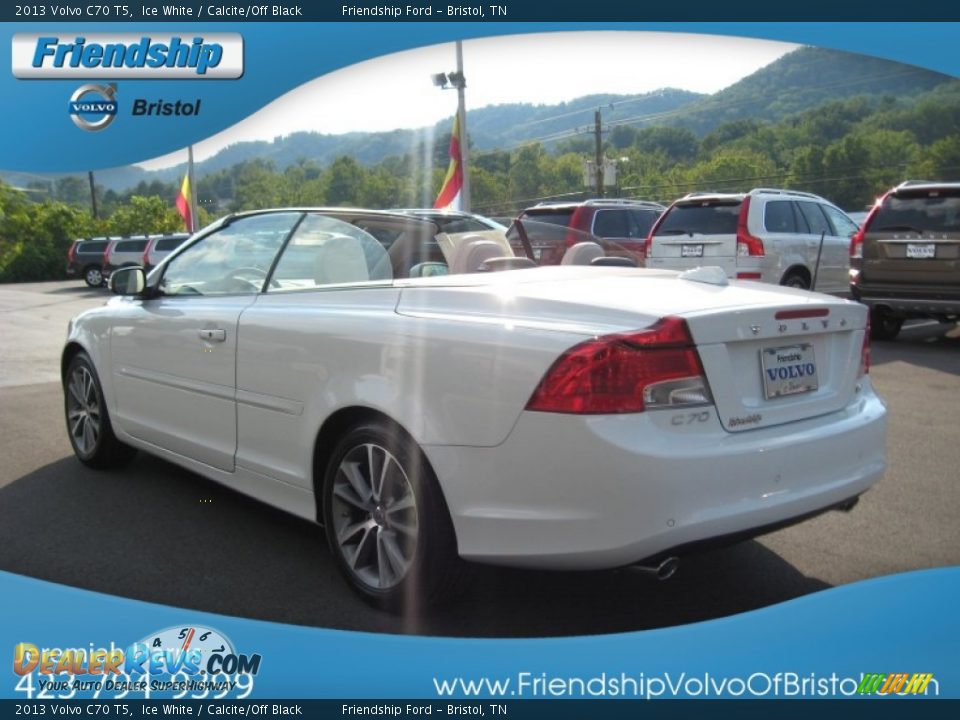 2013 Volvo C70 T5 Ice White / Calcite/Off Black Photo #11