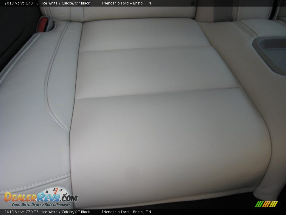 2013 Volvo C70 T5 Ice White / Calcite/Off Black Photo #20
