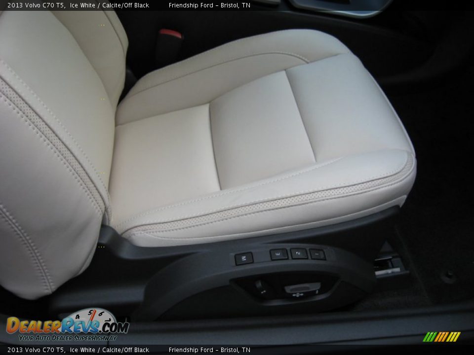 2013 Volvo C70 T5 Ice White / Calcite/Off Black Photo #22