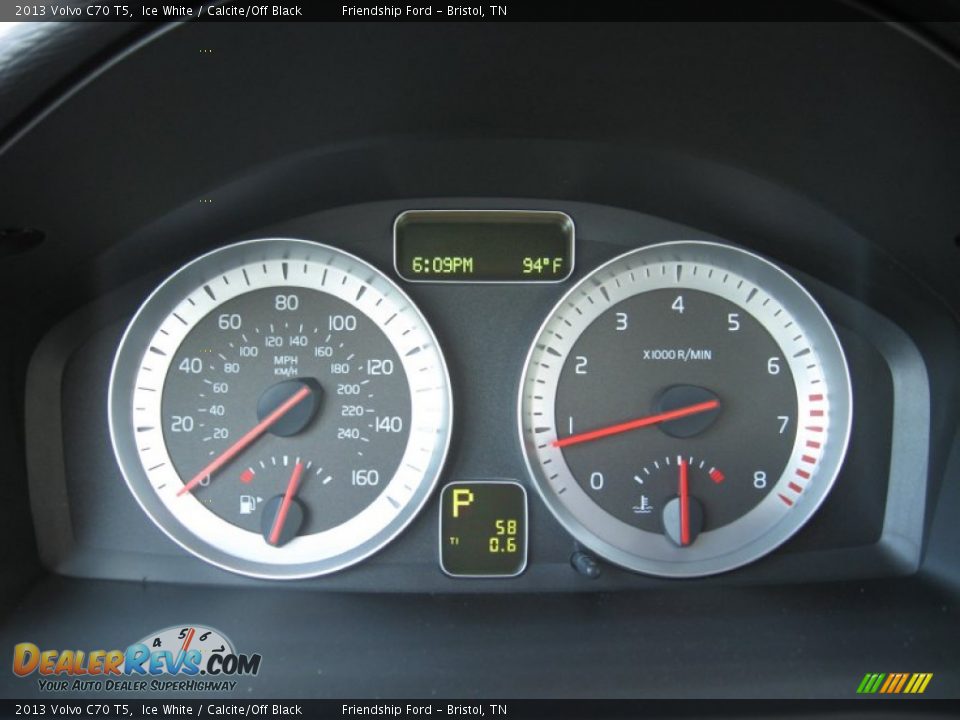 2013 Volvo C70 T5 Gauges Photo #29
