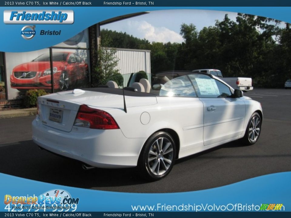 2013 Volvo C70 T5 Ice White / Calcite/Off Black Photo #9