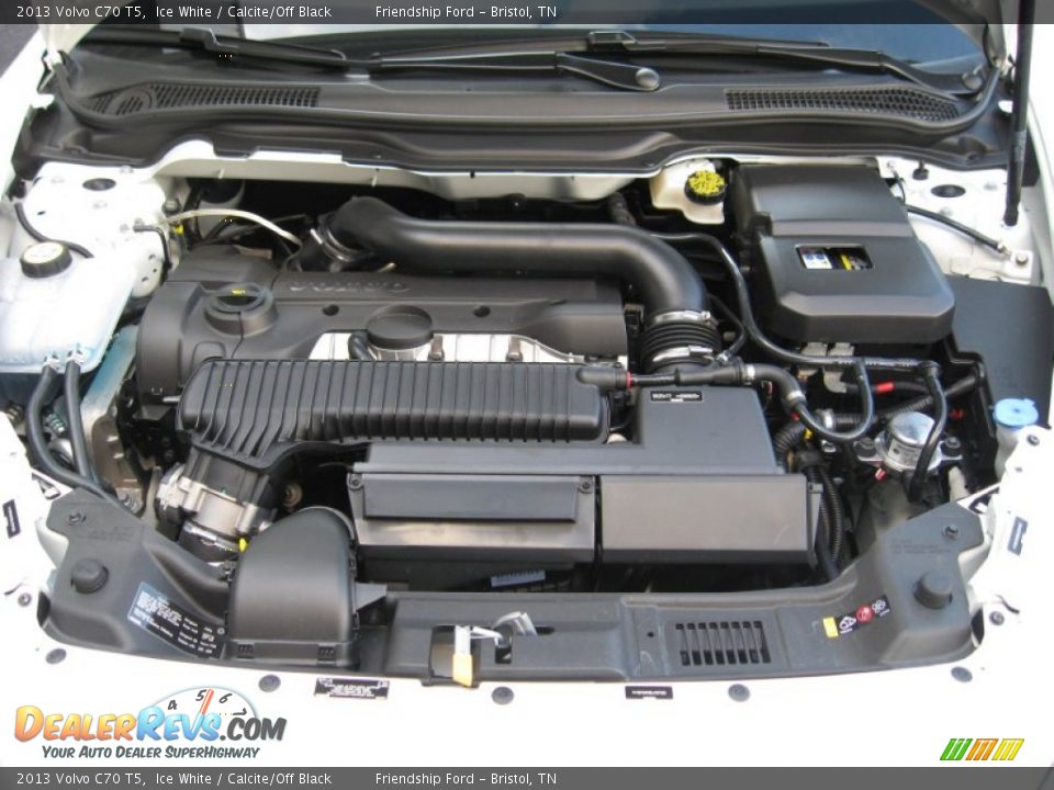 2013 Volvo C70 T5 2.5 Liter Turbocharged DOHC 20-Valve VVT 5 Cylinder Engine Photo #12