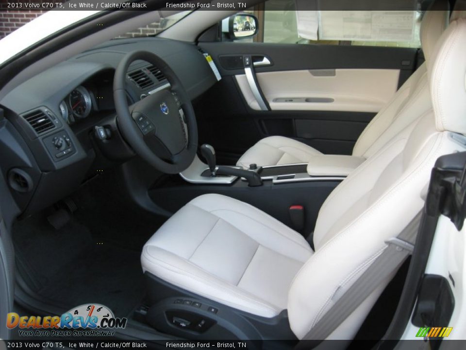 Calcite/Off Black Interior - 2013 Volvo C70 T5 Photo #16