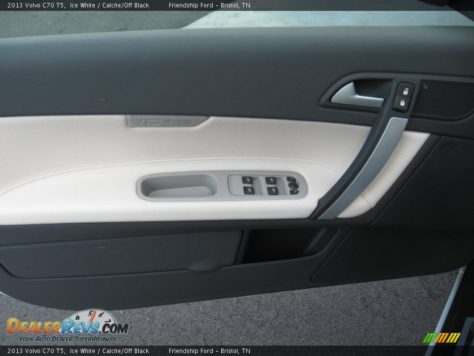 2013 Volvo C70 T5 Ice White / Calcite/Off Black Photo #18