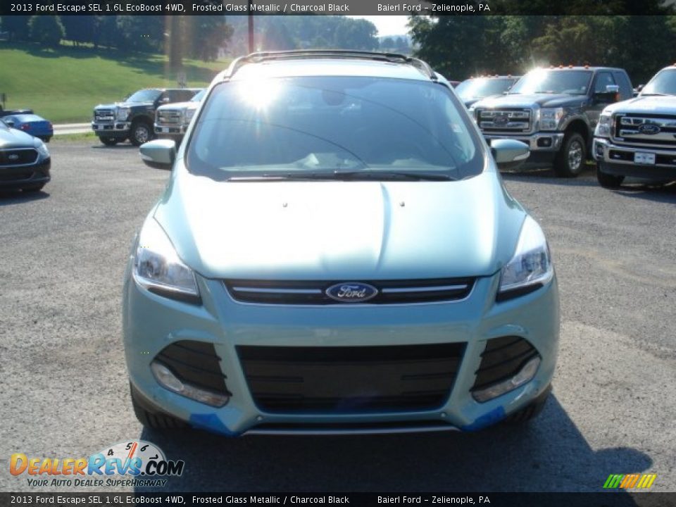 2013 Ford Escape SEL 1.6L EcoBoost 4WD Frosted Glass Metallic / Charcoal Black Photo #3