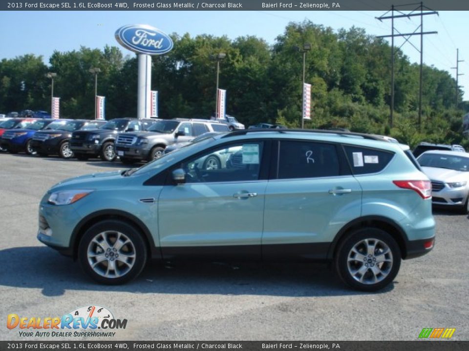 Frosted Glass Metallic 2013 Ford Escape SEL 1.6L EcoBoost 4WD Photo #5