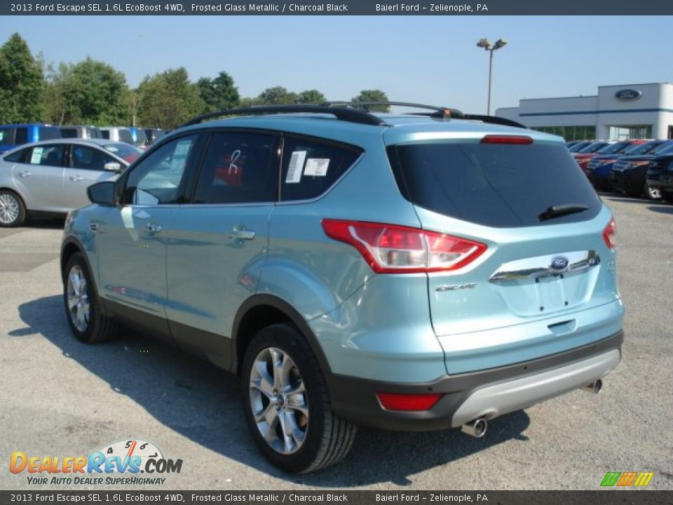 2013 Ford Escape SEL 1.6L EcoBoost 4WD Frosted Glass Metallic / Charcoal Black Photo #6