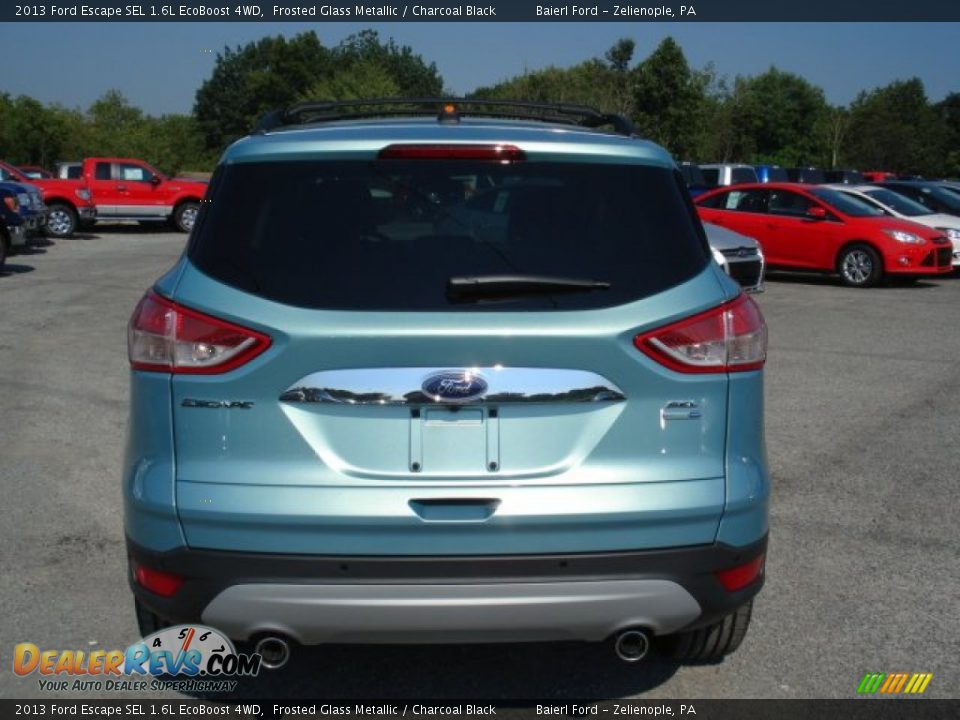2013 Ford Escape SEL 1.6L EcoBoost 4WD Frosted Glass Metallic / Charcoal Black Photo #7