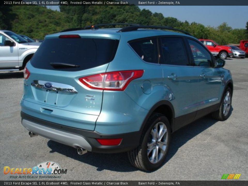 2013 Ford Escape SEL 1.6L EcoBoost 4WD Frosted Glass Metallic / Charcoal Black Photo #8