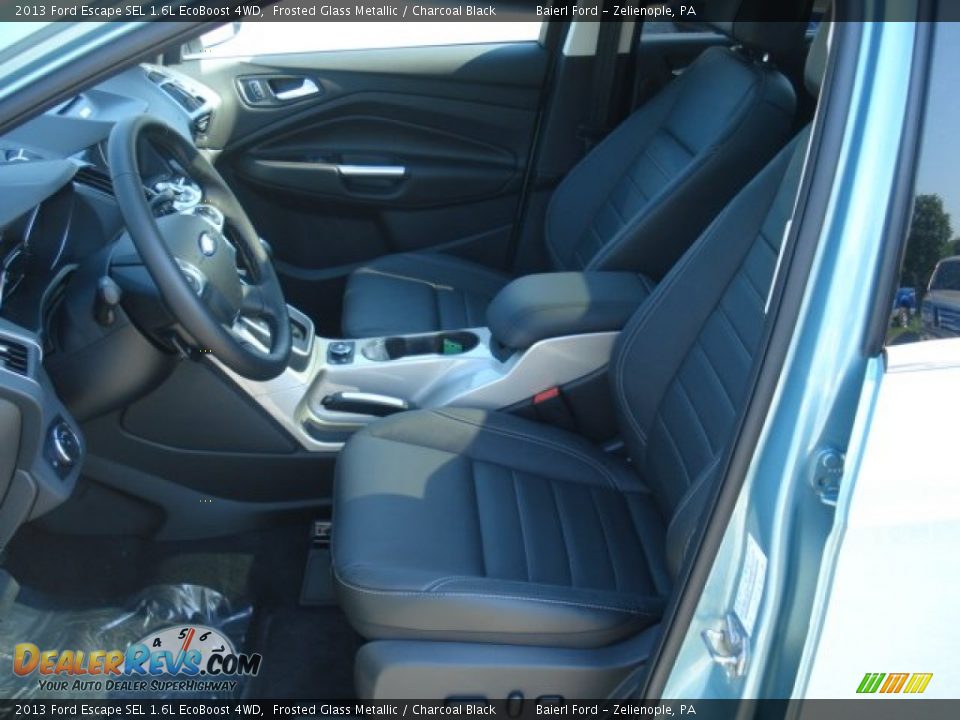 Charcoal Black Interior - 2013 Ford Escape SEL 1.6L EcoBoost 4WD Photo #11