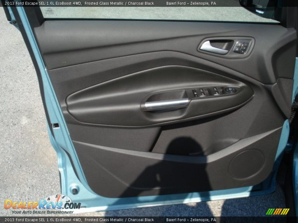 2013 Ford Escape SEL 1.6L EcoBoost 4WD Frosted Glass Metallic / Charcoal Black Photo #12