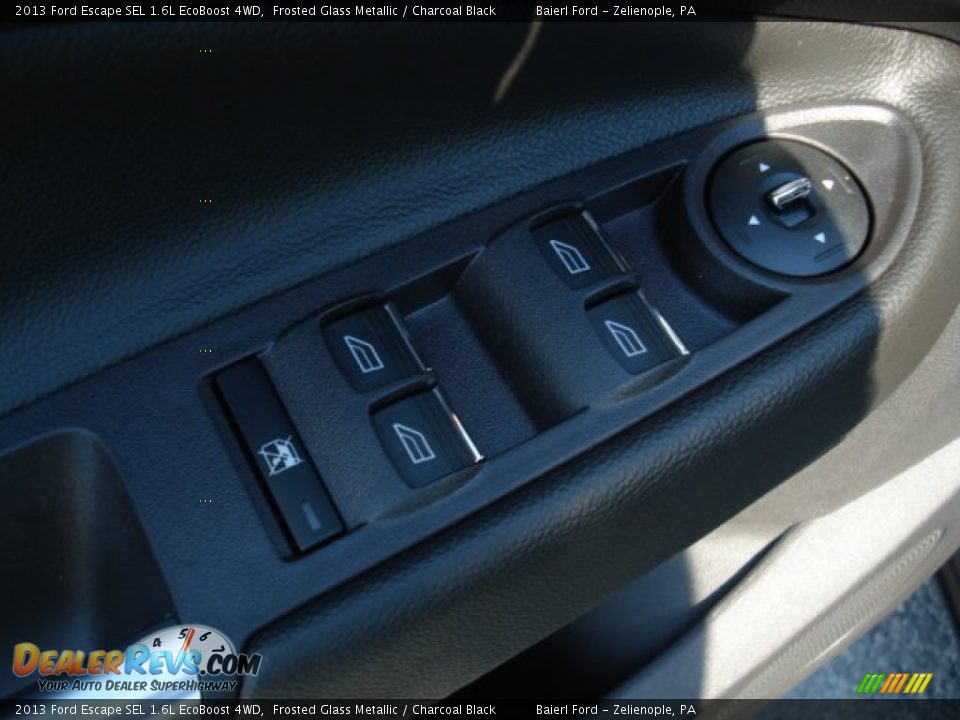 2013 Ford Escape SEL 1.6L EcoBoost 4WD Frosted Glass Metallic / Charcoal Black Photo #14