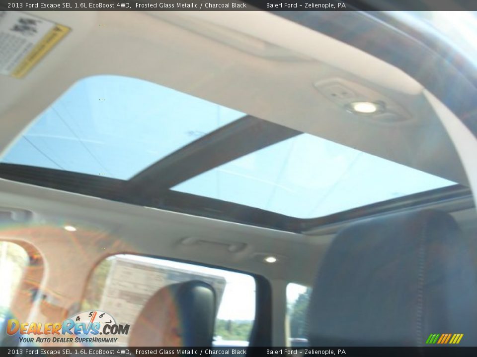 2013 Ford Escape SEL 1.6L EcoBoost 4WD Frosted Glass Metallic / Charcoal Black Photo #15