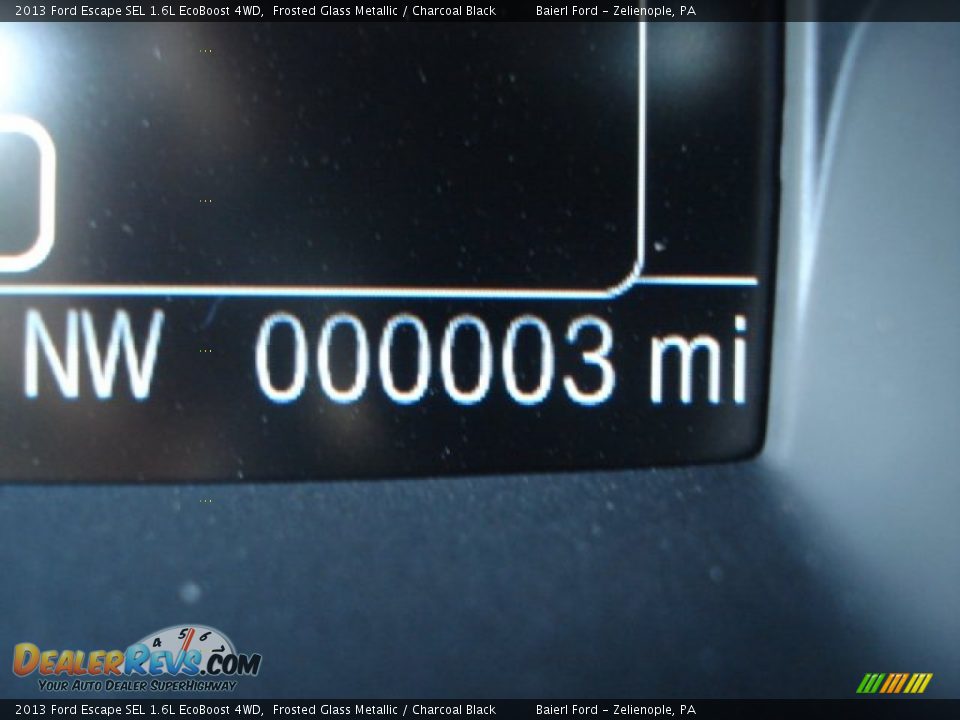2013 Ford Escape SEL 1.6L EcoBoost 4WD Frosted Glass Metallic / Charcoal Black Photo #19