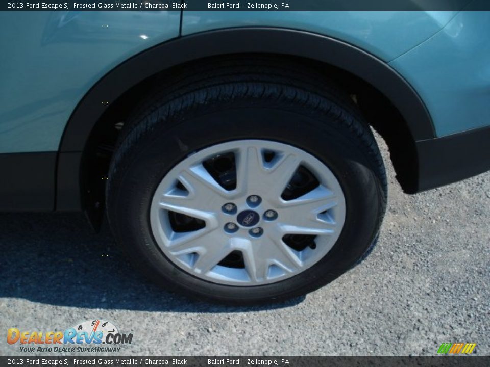 2013 Ford Escape S Frosted Glass Metallic / Charcoal Black Photo #9