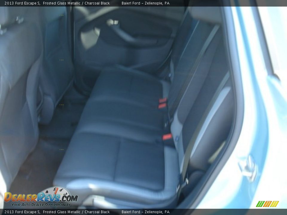 2013 Ford Escape S Frosted Glass Metallic / Charcoal Black Photo #13