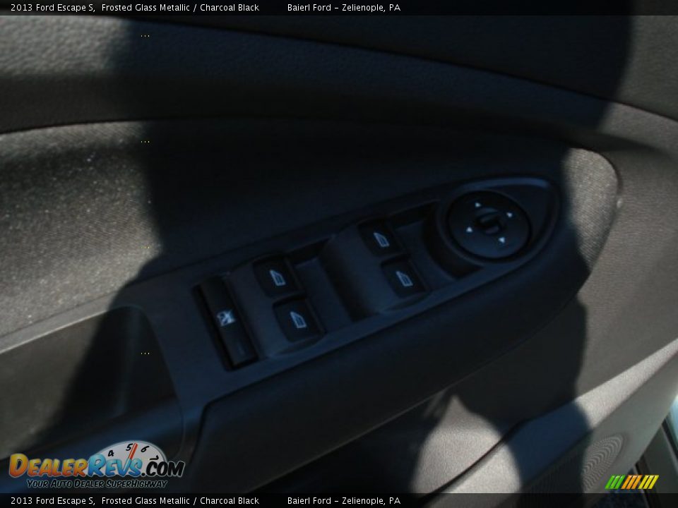 2013 Ford Escape S Frosted Glass Metallic / Charcoal Black Photo #15